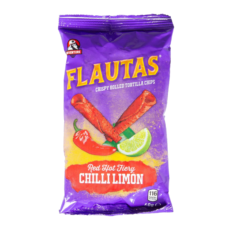 Flautas Takis Red Chilli Lemon 150Gm