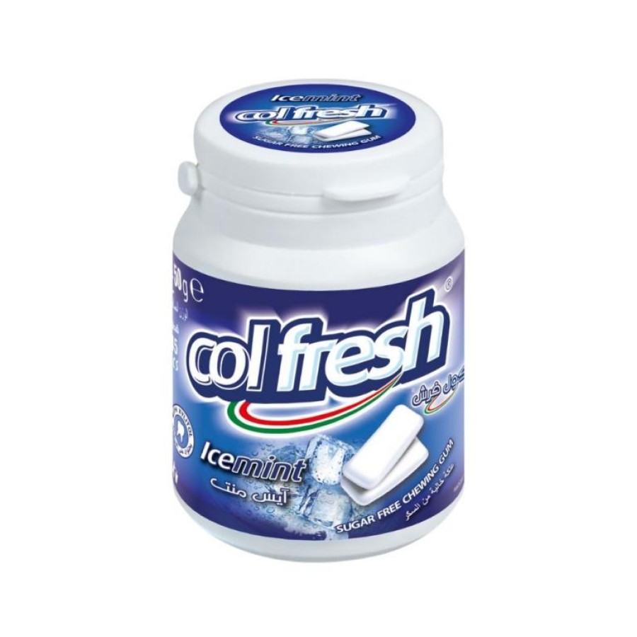 COLFRESH GUM WHITE SUGARFREE 21GM