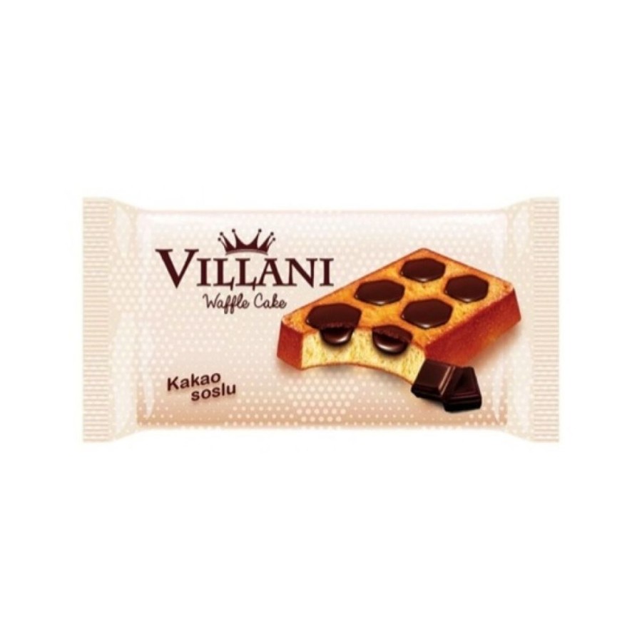 VILLANI WAFFLES CAKE CHOC 6X24X50GM