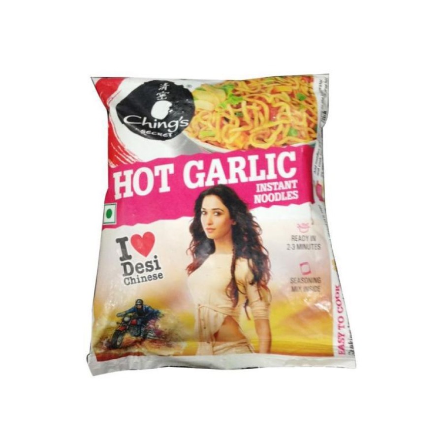 CHING'S HOT GARLIC INSTANT NOODLES 60gm2
