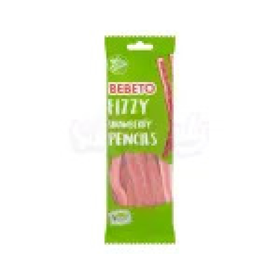BEBETO FIZZY STRAWBERRY PENCILS 160GM