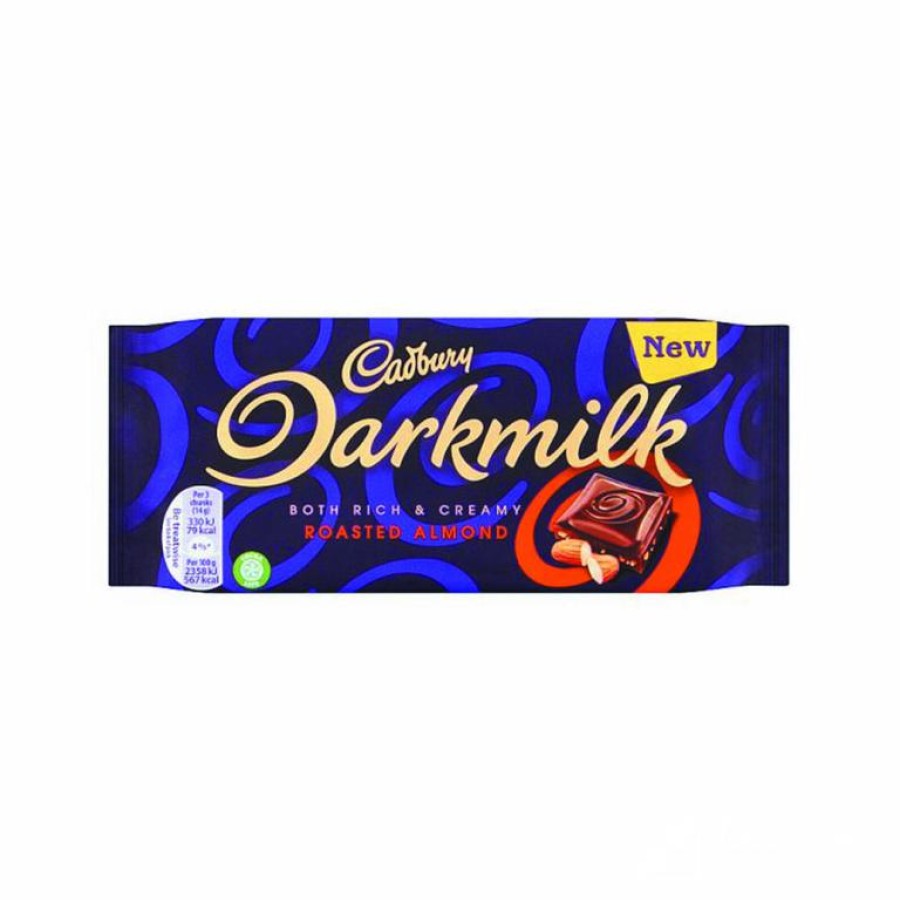 CADBURY DARKMILK ROASTED ALMOND 85GM