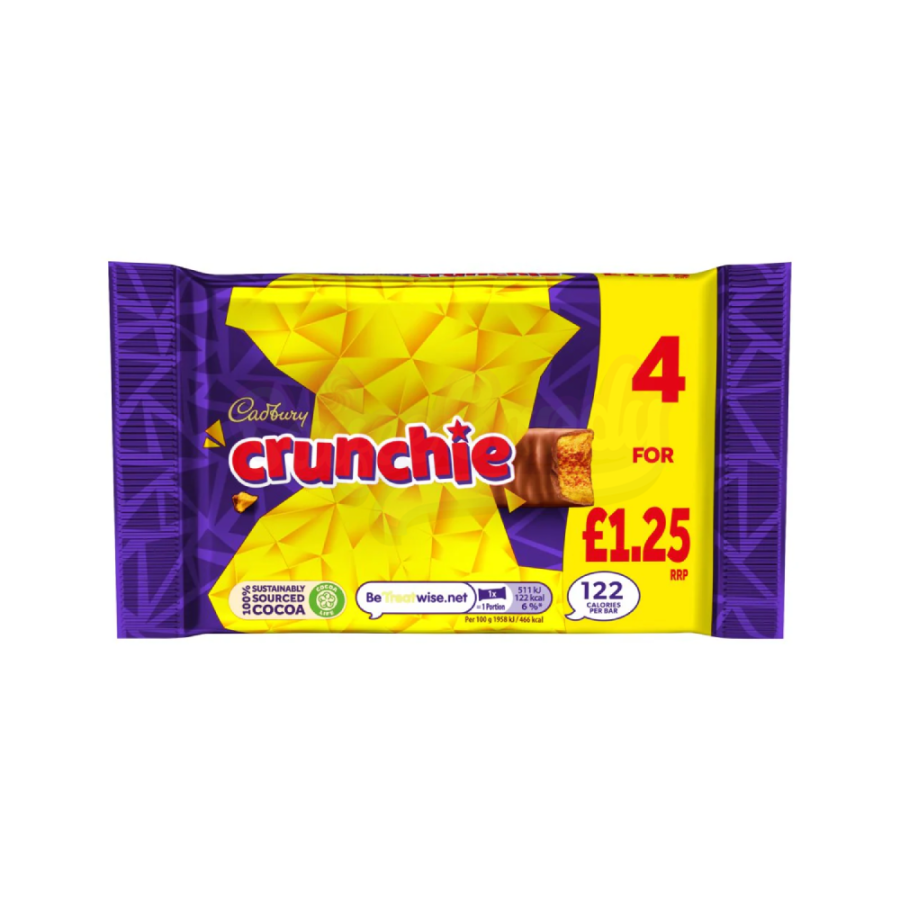 CADBURY CRUNCHIE 4 PACK