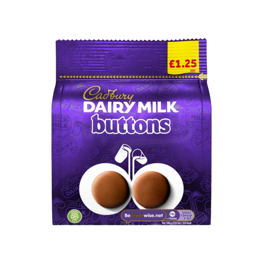 CADBURY DAIRY MILK BUTTONS 95G