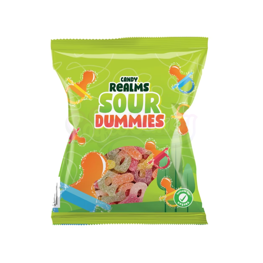 CANDY REALMS SOUR DUMMIES 190GM