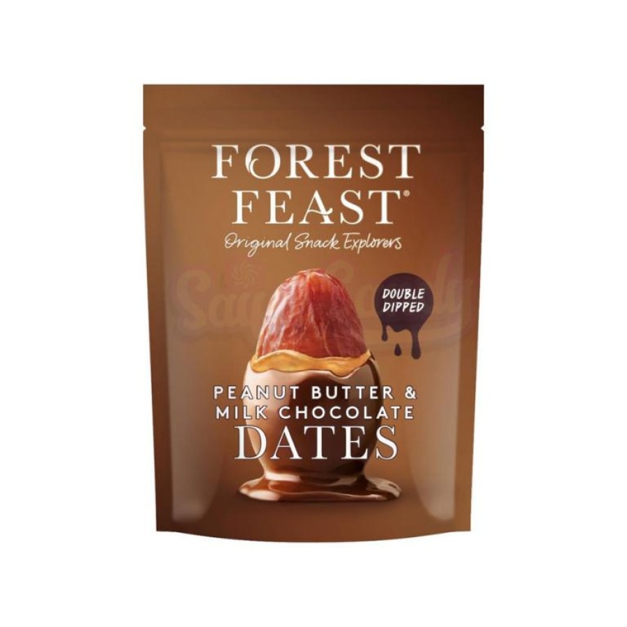 FOREST FEAST DATES PEANUT BUTTER& MILK CHOCOLATE 140G