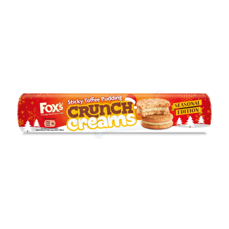 FOXS CRUNCH CREAM TOFFEE PUDDING 200GM