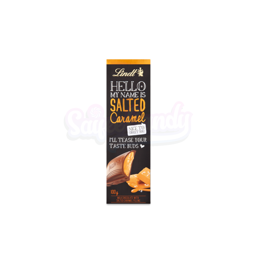 HELLO LINDT SALTED CARAMEL 100GM