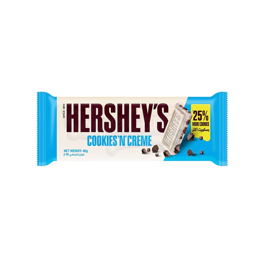 HERSHEYS COOKIES & CREAM 40GM