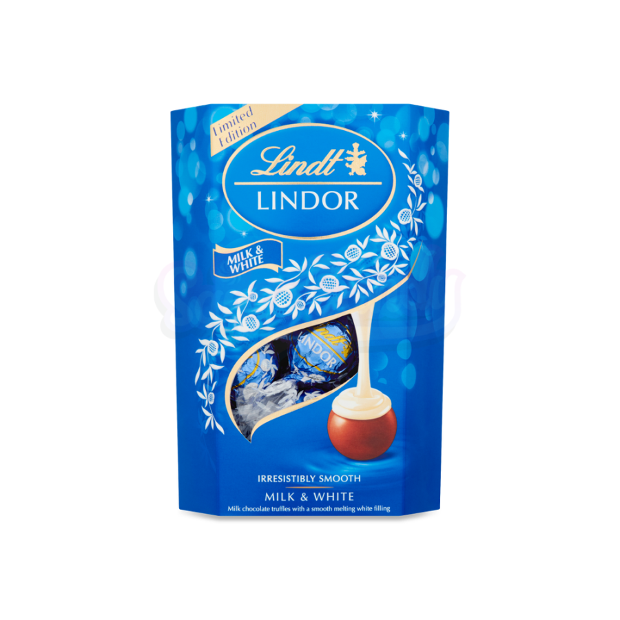 LINDT CORNET MILK & WHITE 200GM