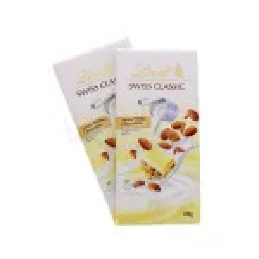 Lindt Swiss White Chocolate Almond 100gm
