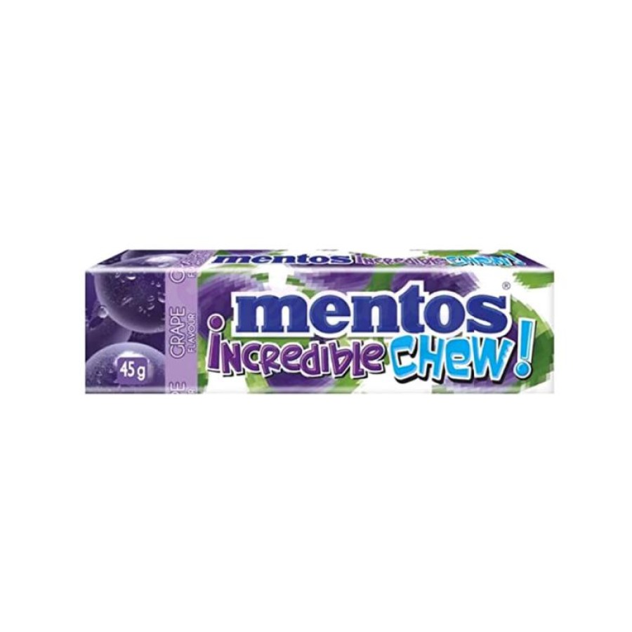 Mentos Incredible Chew! Grape 45gm