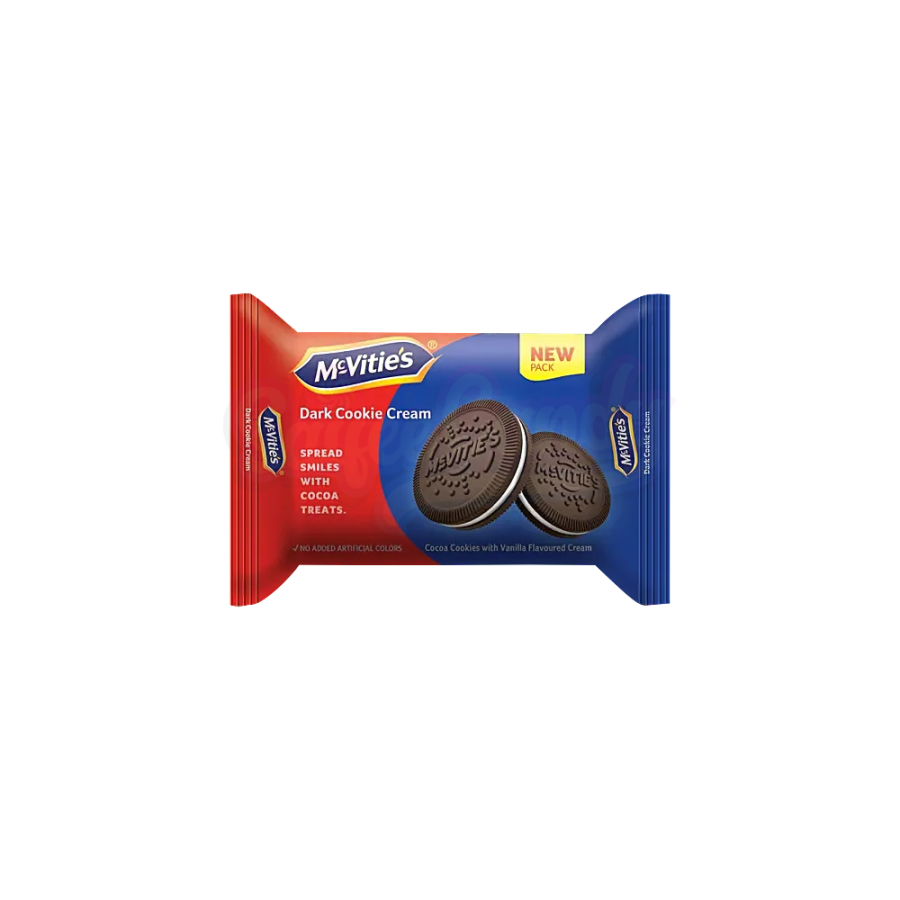 Mcvities Dark Cookie Creams Orange 40.4gm
