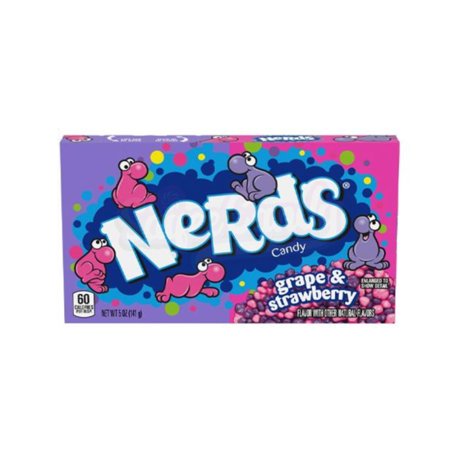 NERDS FOR THE LOVE OF NERDS GRAPE/STRAWBERRY 141.7GM
