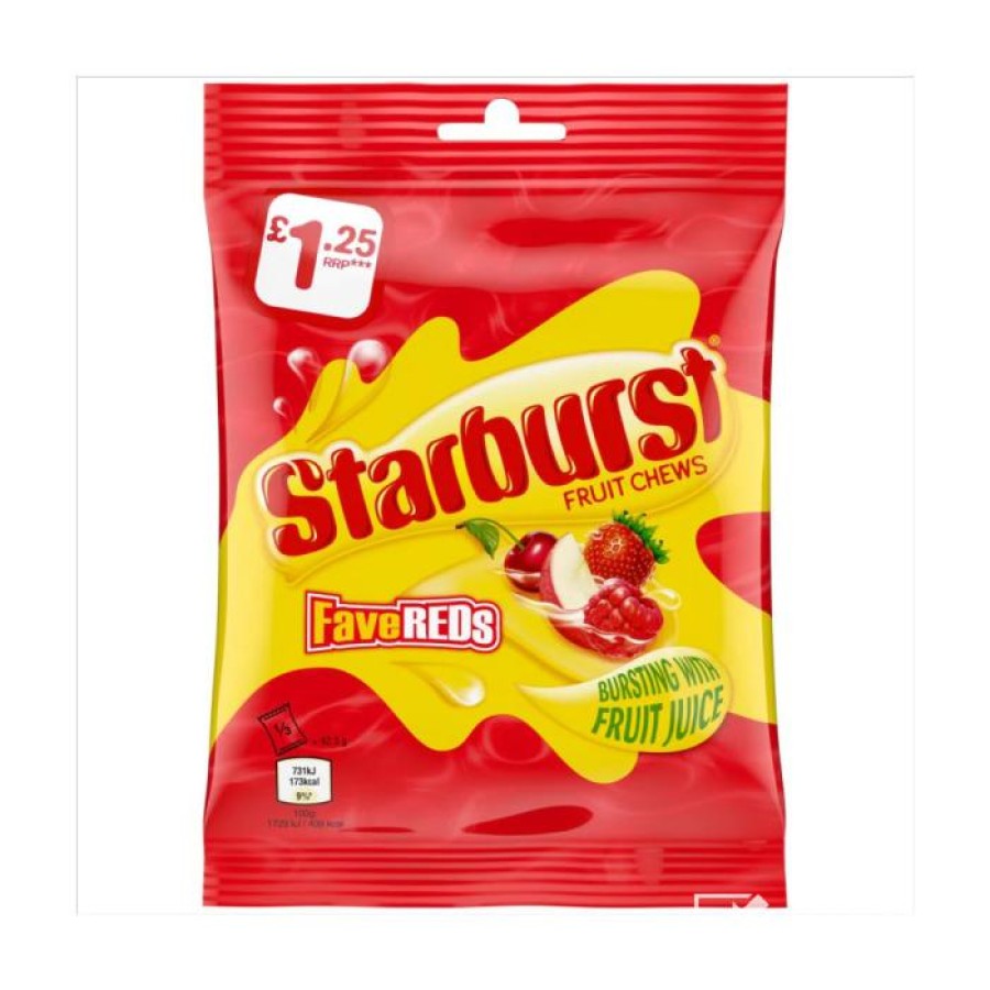 Starburst Fave Reds Pouch 127gm