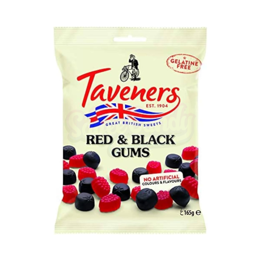 TAVENERS RED & BLACK GUMS 165GM