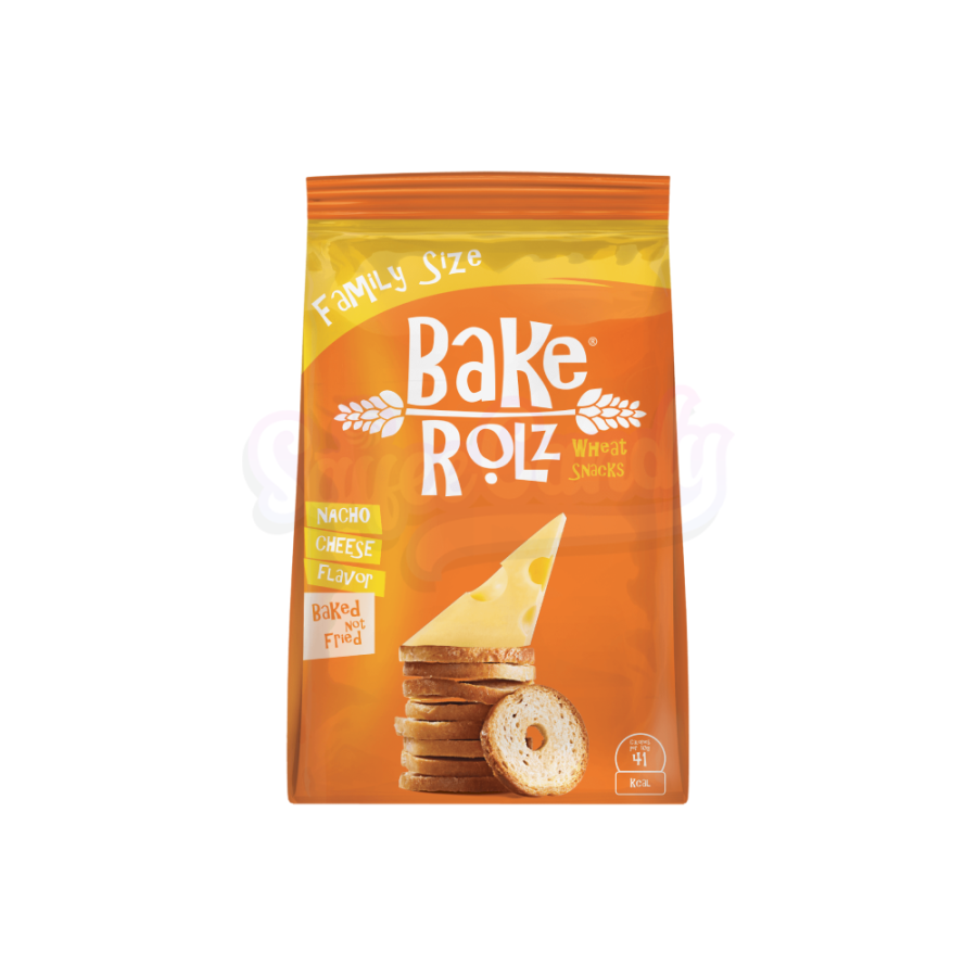 BAKE ROLZ NACHO CHEESE FLAVOR 90GMS