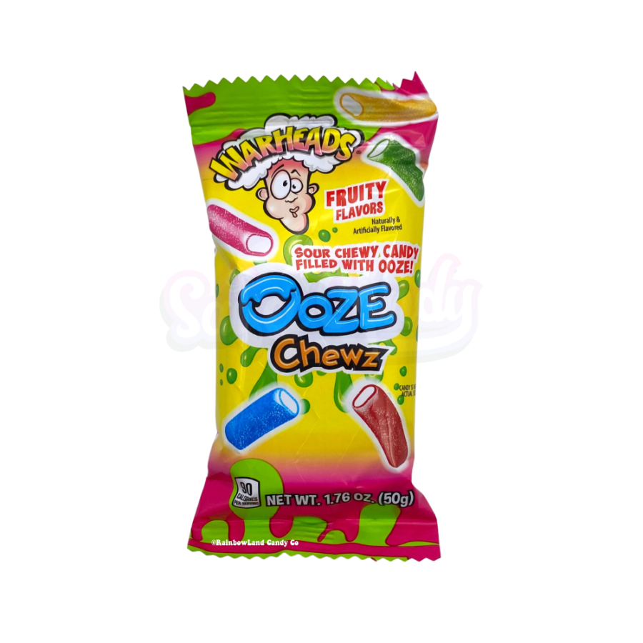 WARHEADS OOZE CHEWZ 50G
